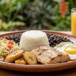 Casado Costarricense platillo